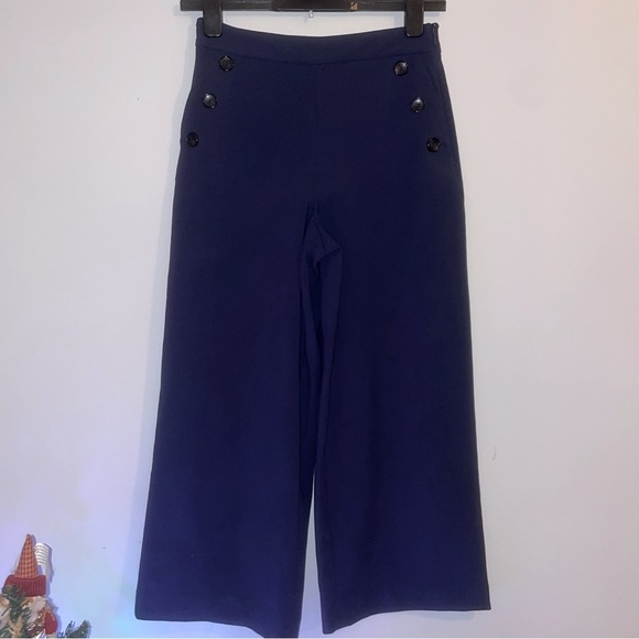 SALE‼️ EUC Halogen navy wide leg pants - Picture 1 of 6